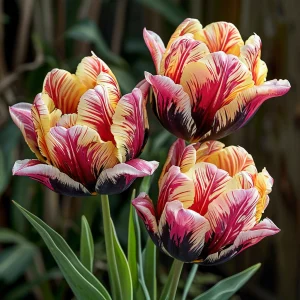 Тюльпан Роял Гарнит купить по цене от 425р. в интернет-магазине «Посадика» с доставкой почтой в в Аниве и по всей России – [изображение №1].